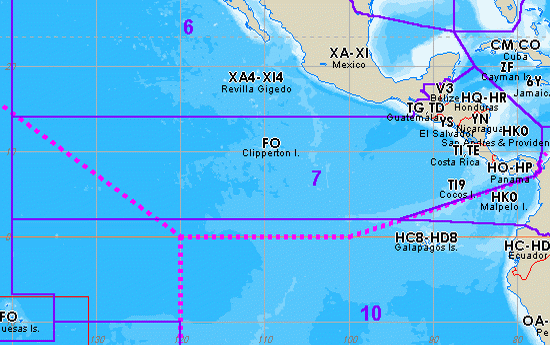 Mappa CQ Zona 7